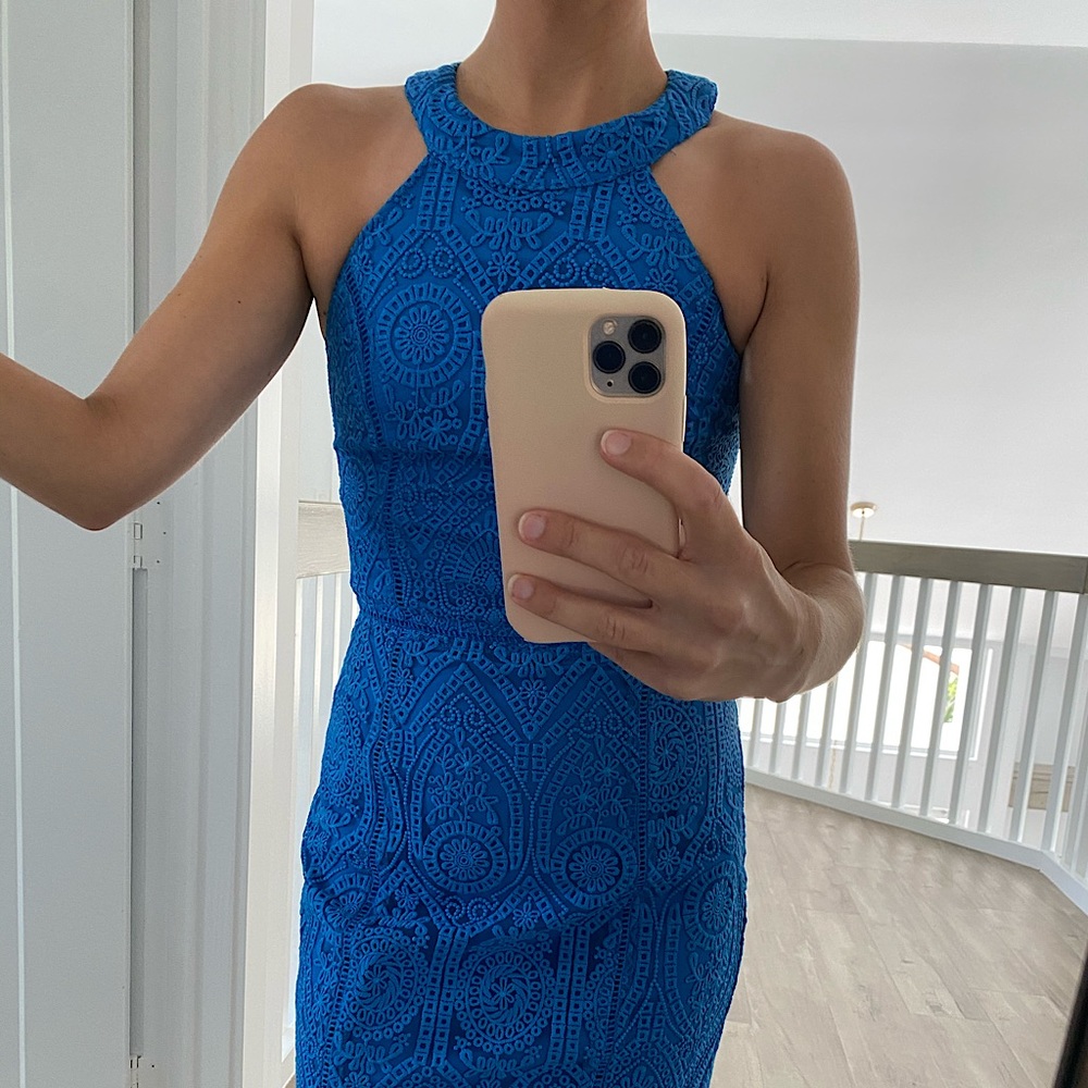 Blue dress